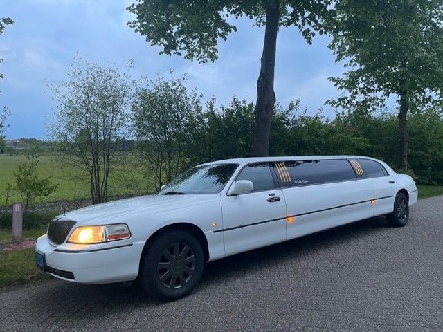 in2heaven, witte limousine hure, limousine verhuur, limo huren